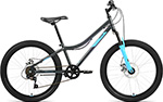 фото Велосипед altair altair mtb ht 24 2.0 d 2022 рост 12'' темно-серый/голубой