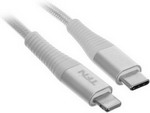 фото Кабель tfn 8pin-typec 1m нейлон mfi white tfn-cmfligc1mnlwh