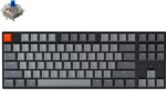Клавиатура беспроводная Keychron K8, TKL, алюминиевый корпус, White LED подсветка, Gateron Blue Switch (K8G2)