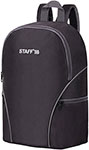 Рюкзак Staff TRIP универсальный, 2 кармана, черный с серыми деталями, 40x27x15,5 см, 270787