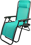 Кресло-шезлонг складное Ecos CHO-137-14 Люкс 993161 с подставкой мятное
