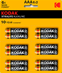 

Батарейки Kodak XTRALIFE LR03 BL12 6xBL2) [KAAA-2x6 perf] 12шт