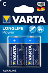 Батарейка VARTA LONGL. POWER C бл.2 батарейка duracell lr6 2bl ultra power 40 120 б0038759