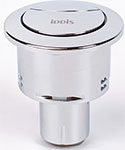 Кнопка слива  Iddis для арматуры, 2-ур., 38 мм, хром (92038SB2AR) кнопка арматуры для унитаза 2 режима