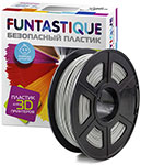 PLA-пластик в катушке Funtastique PLA-1KG-GY, 1.75 мм, 1 кг (Серый)