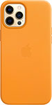 

Чеxол (клип-кейс) Apple iPhone 12 Pro Max Leather Case with MagSafe - California Poppy MHKH3ZE/A