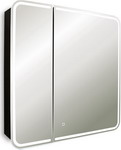 фото Зеркальный шкаф silver mirrors alliance - black, 800*800 (led-00002611)