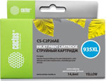 Картридж струйный Cactus (CS-C2P26AE) для HP Officejet Pro 6830/6230, желтый картридж струйный cactus cs c2p25ae для hp officejet pro 6830 6230 пурпурный