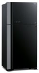 

Двухкамерный холодильник Hitachi R-VG660PUC7-1 GBK черное стекло