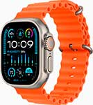 фото Смарт-часы apple watch ultra 2 (a2987) 49мм, титан ocean band, оранжевый, o/s (mrf83za/a)