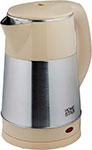 Чайник электрический Homestar HS-1055, 2.3 л, бежевый (106468) чайник электрический brayer br1045bn 1 8 л бежевый прозрачный
