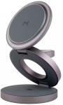 

Складное беспроводное зарядное устройство Magssory Disc Signature Edition 3 в 1 для Samsung, с магнитами, midnight (WCH053), Полночь