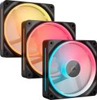 Вентилятор для корпуса Corsair iCUE LINK LX120-R RGB Reverse, 3x120mm, Black (CO-9051050-WW)