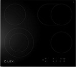 Встраиваемая электрическая варочная панель LEX EVH 642 Black встраиваемая варочная панель электрическая bosch pkf645bb1r