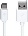 фото Кабель red line usb-type-c 2.4а белый (мягкий футляр)