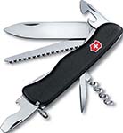 

Нож перочинный Victorinox Forester 111 мм 12 функций с фиксатором лезвия чёрны