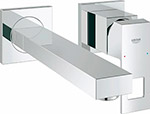 

Смеситель для раковины на 2 отверстия Grohe Eurocube хром (23447000)