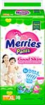 фото Трусики-подгузники merries good skin размер xl 12-19 кг 38 шт