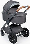 

Коляска 2 в1 Happy Baby ''MOMMER PRO'' dark grey, Темно-серый