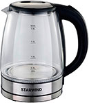 

Чайник электрический Starwind SKG4777 черный/прозрачный, Черный/серебристый