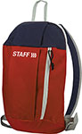 Рюкзак Staff AIR компактный, красно-синий, 40х23х16 см, 227045 рюкзак brauberg dynamic универсальный эргономичный синий 43х30х13 см 270803