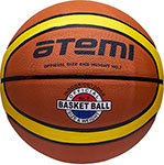 Мяч баскетбольный Atemi размер 7, резина, 12 панелей, BB16, окружность 75-78 см, клееный