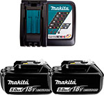 

Батарея аккумуляторная Makita BL1016 18В 5Ач Li-Ion (З/У в компл.) 191L74-5