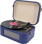Виниловый проигрыватель Ritmix LP-190B Dark Blue виниловый проигрыватель alive audio glam cherry c bluetooth