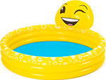 Бассейн надувной детский BestWay Emoji 53081 165х144х69 см бассейн надувной bestway 165х144х69 см смайлик 53081 282 л