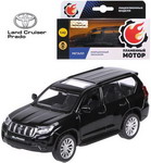 

Машина металлическая Пламенный мотор ин. 1:42 Toyota Land Cruiser Prado откр.двери черный 870860