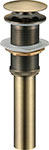 Донный клапан Savol S-XS002C без перелива донный клапан aquame click clack brushed gold aqm7003bg