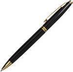 Ручка подарочная шариковая Brauberg De luxe Black корп черн узел 1мм линия 0,7мм синяя 141411 3d ручка низкой температуры acmeward dream starter синяя