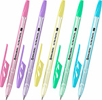 Ручка шариковая Brauberg ULTRA PASTEL, синяя, 50 шт, 0,35 мм (880401) ручка шариковая brauberg ultra neon синяя 50 шт 0 35 мм 880399