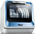 

Компактная посудомоечная машина Midea MCFD 42900 BL MINI голубая