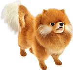 

Мягкая игрушка Hansa Creation, 7541 Померанский шпиц стоящий 65 см