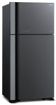 

Двухкамерный холодильник Hitachi R-VG660PUC7-1 GGR серое стекло, Серый