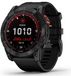 Спортивные часы Garmin Fenix 7X Solar Gray w/Black band (010-02541-01) мужские часы электрические наручные спортивные уличные часы