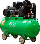 Компрессор Eco AE-1005-B1, 380 л/мин, 8 атм, ременной масляный ресивер, 100 л, 220 В, 2.20 кВт