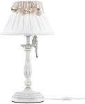 

Настольная лампа Maytoni Bird Elegant, белый антик (ARM013-11-W), Бежевый/белый