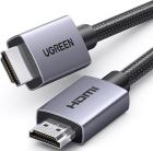 Кабель Ugreen HD153 (25297) HDMI 4K@60Hz Cable, 1 метр, серый
