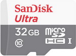 

Карта памяти Sandisk 32 GB microSDHC Class 10 Ultra 80 MB/s SDSQUNS-032 G-GN3MN