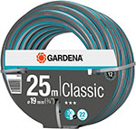 фото Шланг садовый gardena classic 3/4'' 25м поливочный армированный серый/зеленый (18026-29.000.00)