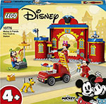 Конструктор Lego Пожарная часть и машина Микки и его друзей 10776