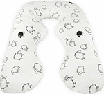 Подушка для беременных анатомическая Amarobaby 340х72 (Овечки) подушка для беременных u комфорт и подушка для младенцев малютка принт овечки