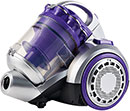 Пылесос напольный Starwind SCV3450 фиолетовый/серебристый электробритва starwind sbs1501 серебристый