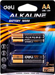 Батарейки Deli E18500 AA, 2 штуки, блистер батарейки buro lithium cr2032 2 штуки блистер