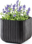 фото Квадратное кашпо keter cube planter l