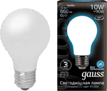 

Лампа GAUSS LED Filament A 60 OPAL E 27 10 W 860 lm 4100К 1/10/40 102202210