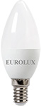 Лампа Eurolux LL-E-C37-6W-230-4K-E14 (свеча, 6Вт, нейтр., Е14) белый лампа светодиодная black 5вт mr16 4100к нейтр бел gu5 3 530лм gauss 101505205
