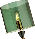фото Абажур для высокой лампы odeon light standing tower, зеленый/стекло (4889/1s)